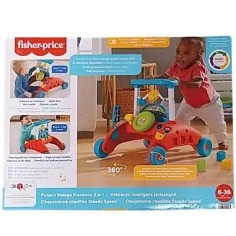 Fisher-Price: 2 в 1 интелигентен проходилка - Mattel