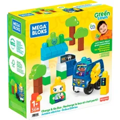 Fisher-Price: Автобусна спирка Green Town с зарядна станция - Mega Bloks