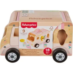 Fisher-Price: Дървен фургон за сладолед с форми - Mattel