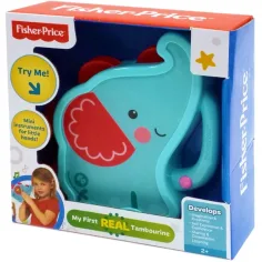 Fisher-Price: Моят първи тамбурин с елефант - Reig