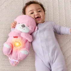 Fisher-Price: Розова спяща видра с функции - Mattel изображение 2
