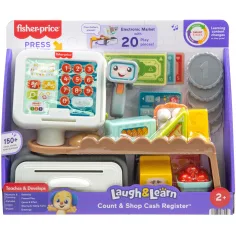 Fisher Price: Смей се и учи касов апарат - Mattel