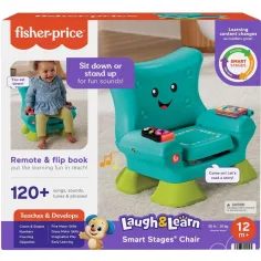 Fisher-Price: Смей се и учи Учебен стол - Mattel