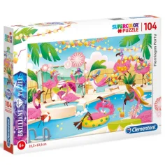 Фламинго парти 104 части пъзел - Clementoni