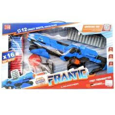 Frantic Launcher: Ръчно оръжие за стрелба с дунапренени стрели с мишена и патрони 49 см изображение 8