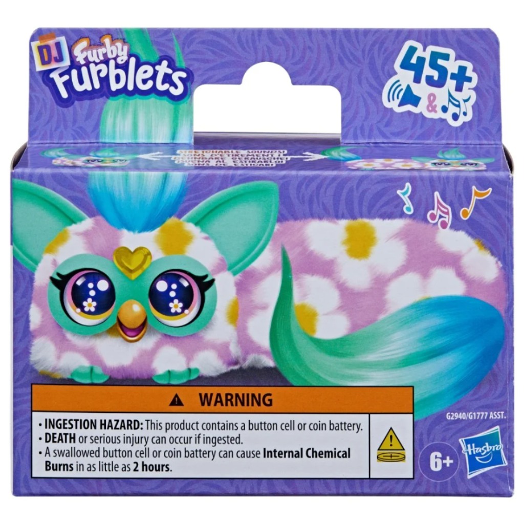 Furby: DJ Furblets Flower-Ella интерактивна плюшена фигура - Hasbro