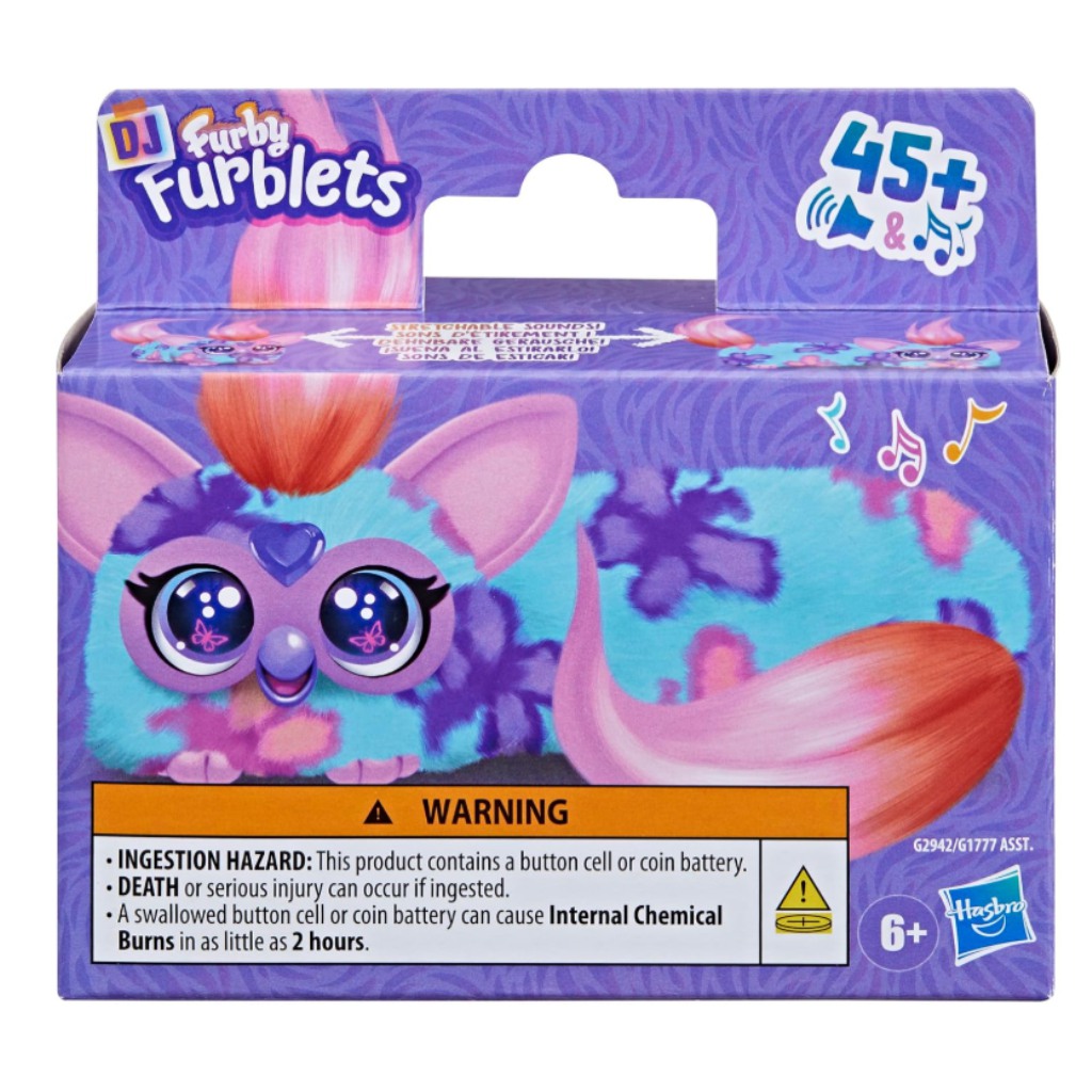 Furby: DJ Furblets Flut-Ter-Luv интерактивна плюшена фигура - Hasbro