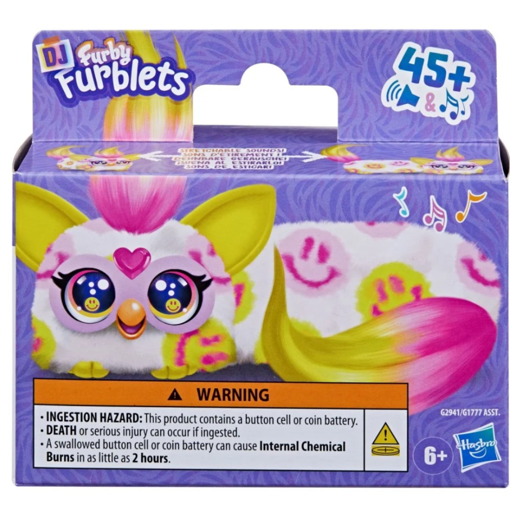 Furby: DJ Furblets Smile-A-Lot интерактивна плюшена фигура - Hasbro
