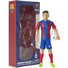 Футболист екшън фигура, 20 см - FC Barcelona, Gavi с номер 6