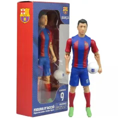 Футболист екшън фигура, 20 см - FC Barcelona, Lewandowski с номер 9