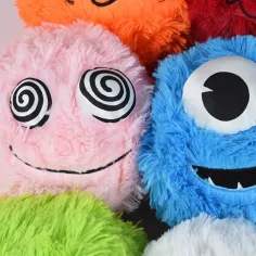 Fuzzy Monsters пухкав плюшен топка в различни варианти 23см изображение 5