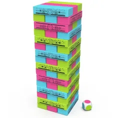 Габи Бебешки дом: Цветна кула строител jenga настолна игра - Spin Master изображение 2