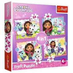 Gabi къща за кукли 4 в 1 пъзел - Trefl
