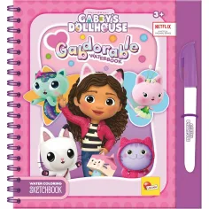 Gabi къща за кукли Gabdorable с водно рисуване книга за оцветяване - Lisciani