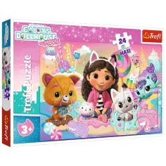 Габи къща за кукли и приятели 24 части макси пъзел - Trefl