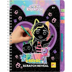Габи къща за кукли Pawtastic комплект за креативно драскане 44стр - Lisciani