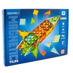 Geomag: Magnetic Tiles Gems Rocket 32бр. ракета комплект