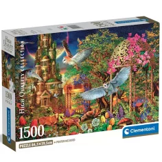 Горски фантазийна градина 1500бр. HQC компактен пъзел - Clementoni