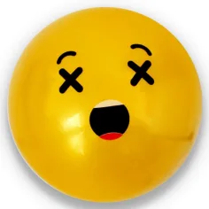 Гумена топка с Emoji мотиви в различни варианти 23см