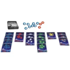 Hanabi настолна игра в метална кутия изображение 2