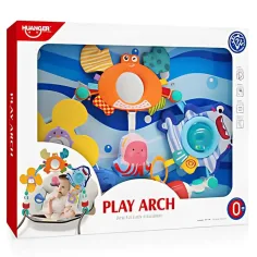 Happy World: Играчка арка с морски животни, която може да се прикрепи към детско легло или количка 48x36cm
