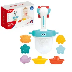 Happy World: Играчка за баня с морски животни и мрежа