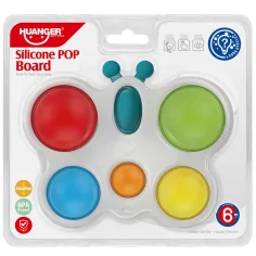 Happy World: Pop it! Успокояваща пеперуда приятел развиваща бебешка играчка