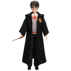 Хари Потър: Хари кукла в мантия с вълшебна пръчка - Mattel изображение 2