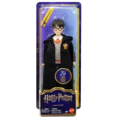 Хари Потър: Хари кукла в мантия с вълшебна пръчка - Mattel