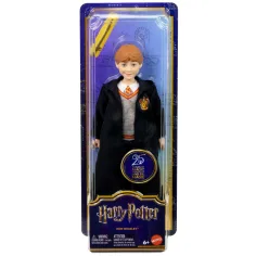 Хари Потър: Рон Уизли кукла с мантия и вълшебна пръчка - Mattel