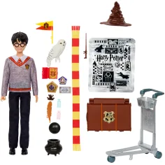 Harry Potter 9 и 3/4. перон комплект за игра с кукла Harry – Mattel