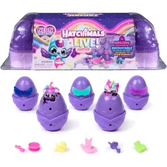 Hatchimals Alive!: Neon Rainbow поставка за яйца - Spin Master изображение 3