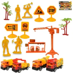 Heavy Duty: Играчка комплект за строителство с колички и аксесоари