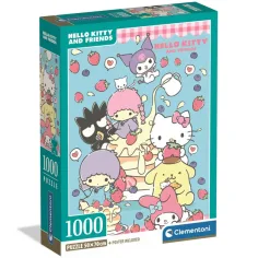 Hello Kitty и приятелите й Сладки изкушения 1000 части пъзел – Clementoni