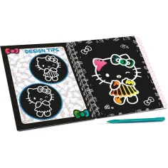 Hello Kitty Книжка за създаване на картини чрез изстъргване - Lisciani изображение 2