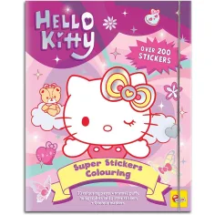 Hello Kitty Оцветяване с стикери - Lisciani