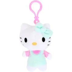 Hello Kitty плюшена ключодържателна играчка, 12 см - мента зелено