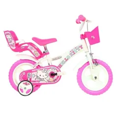 Hello Kitty розово-бял велосипед 12-ти размер - Dino Bikes велосипед