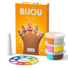 Hey Clay: Bijou сладки пръстени креативен комплект за моделиране на глина, изсъхваща на въздух изображение 1