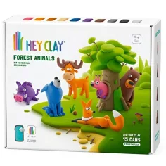 Hey Clay: Голям комплект за моделиране с телефонно приложение - Лесни животни изображение 1