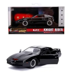 Hollywood Rides - Knight Rider: K.I.T.T. Knight 2000 метален автомобилен модел 1/32 - Simba Toys