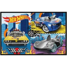 Hot Wheels - 2 x 70 бр. пъзел - Trefl изображение 2