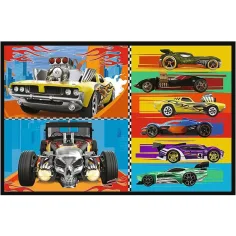 Hot Wheels - 2 x 70 бр. пъзел - Trefl изображение 3