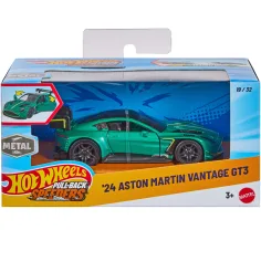 Hot Wheels: 2024 Aston Martin Vantage GT3 навиваща се количка 1/43 - Mattel