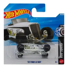 Hot Wheels: '33 Ford Lo Boy бял автомобил 1/64 - Mattel