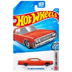 Hot Wheels: '64 Lincoln Continental оранжева количка 1/64 - Mattel
