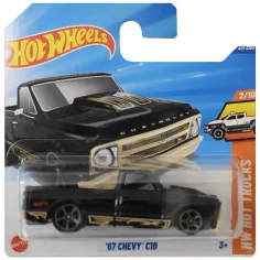 Hot Wheels: ’67 Chevy C10 черен автомобил 1/64 - Mattel