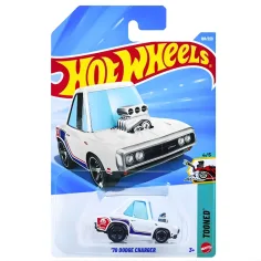 Hot Wheels: '70 Dodge Charger бял количка 1/64 - Mattel