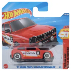 Hot Wheels: '73 Honda Civic Custom червен количка 1/64 - Mattel