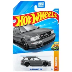 Hot Wheels: '94 Audi Avant RS2 сив мини автомобил 1/64 - Mattel изображение 1
